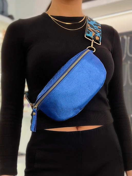 Italian Leather Fanny Pack/ Crossbody in multiple colors