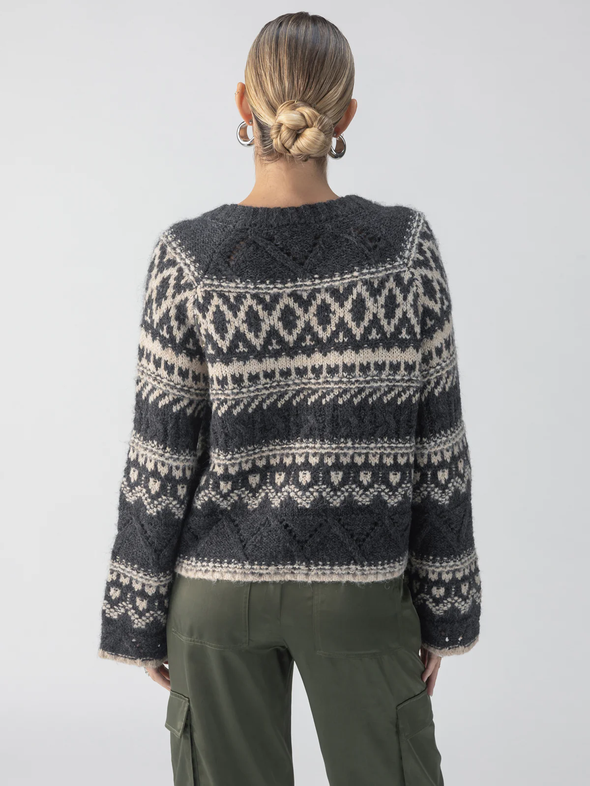 Sanctuary Fair Isle Crewneck Sweater