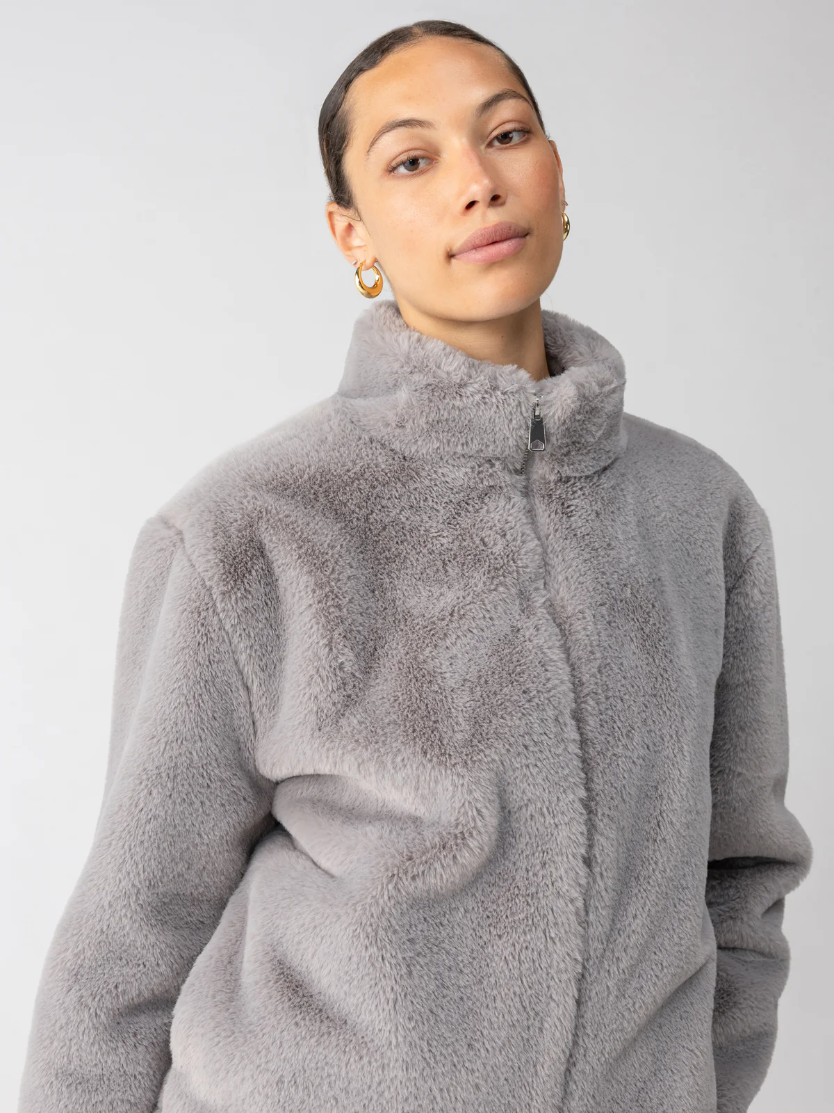 Sanctuary Lux Fur Jacket in 2 Colors