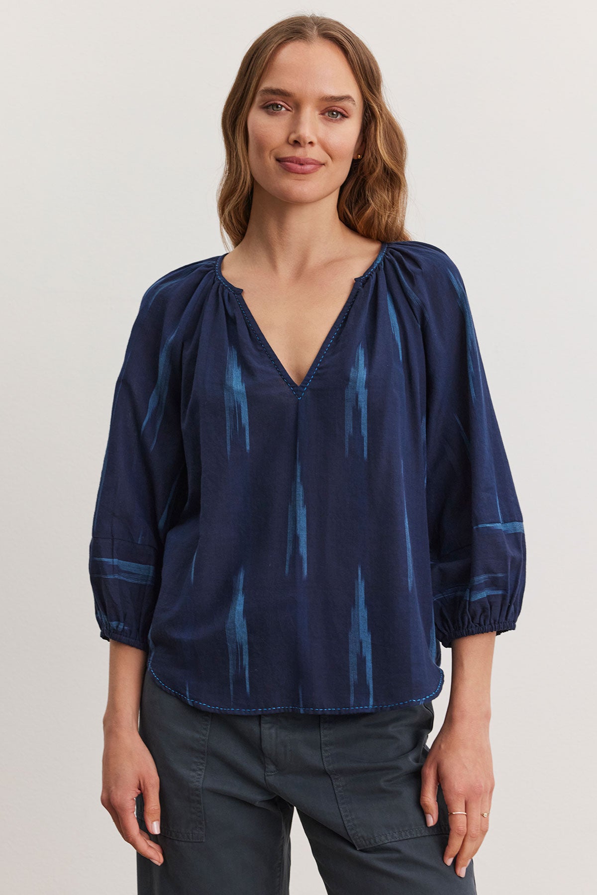 Velvet by Graham and Spencer Skye Ikat Top