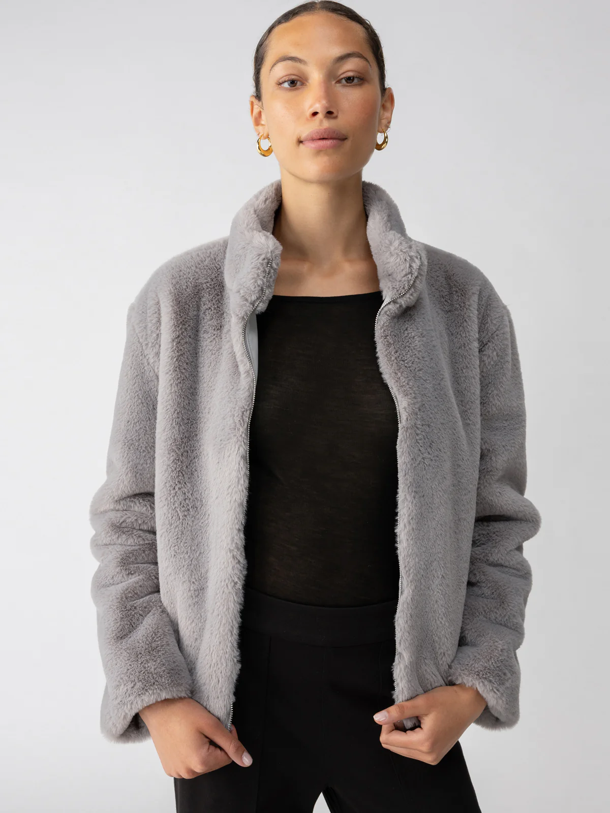 Sanctuary Lux Fur Jacket in 2 Colors