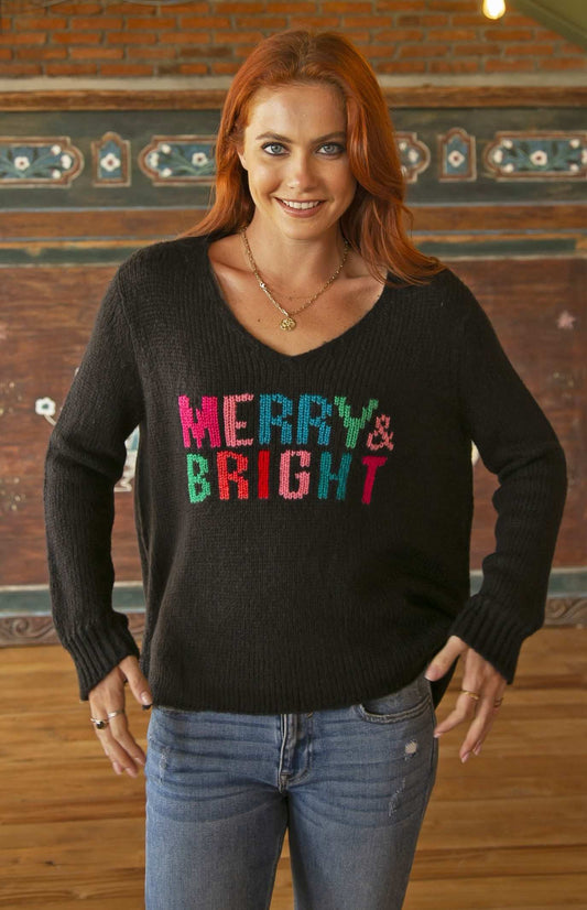 Wooden Ships Merry & Bright Sweater