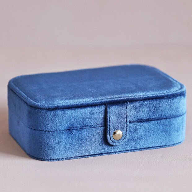 Large Rectangle Velvet Jewelry Case in 2 colors